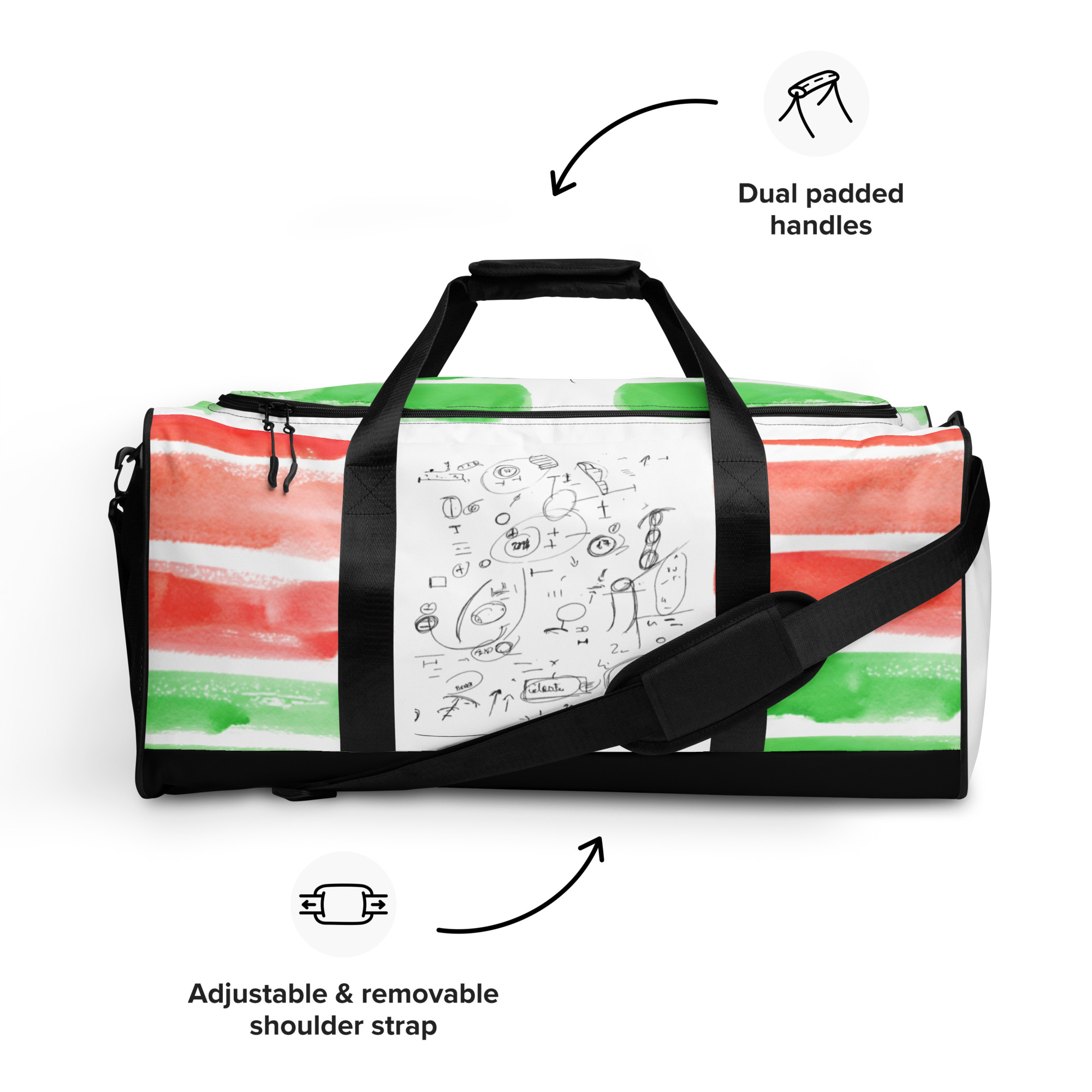 SPILGERY x OV – Duffle Bag – #4 Hungary x White - Image 4