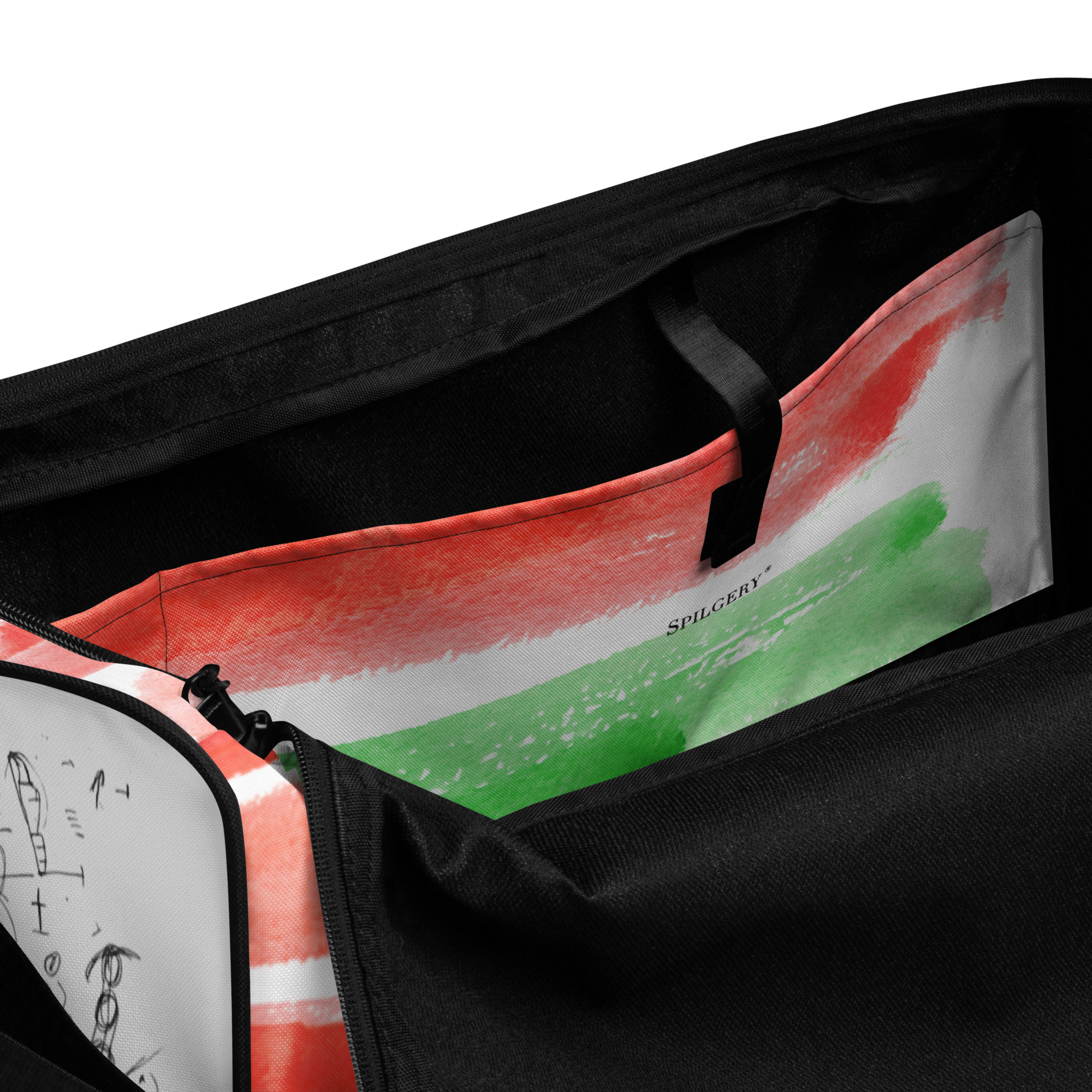 SPILGERY x OV – Duffle Bag – #4 Hungary x White - Image 10