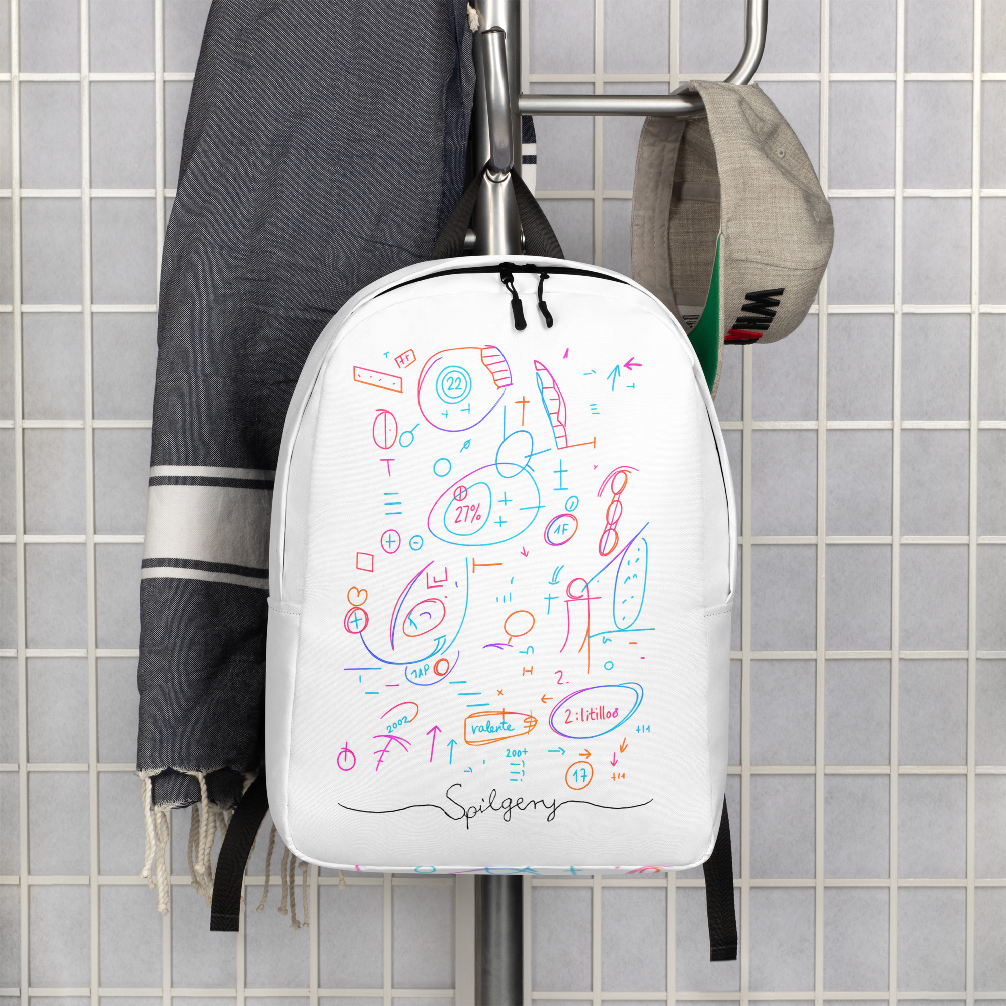 SPILGERY x OV – Backpack – #2 Neon on White - Image 7