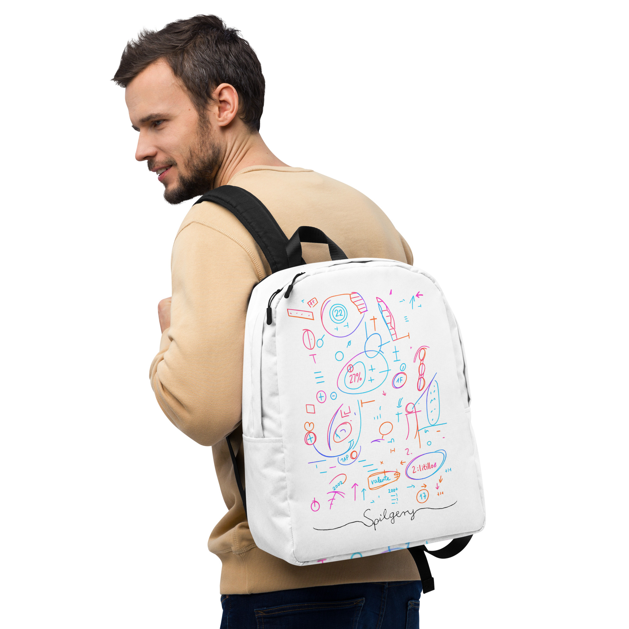 SPILGERY x OV – Backpack – #2 Neon on White - Image 6