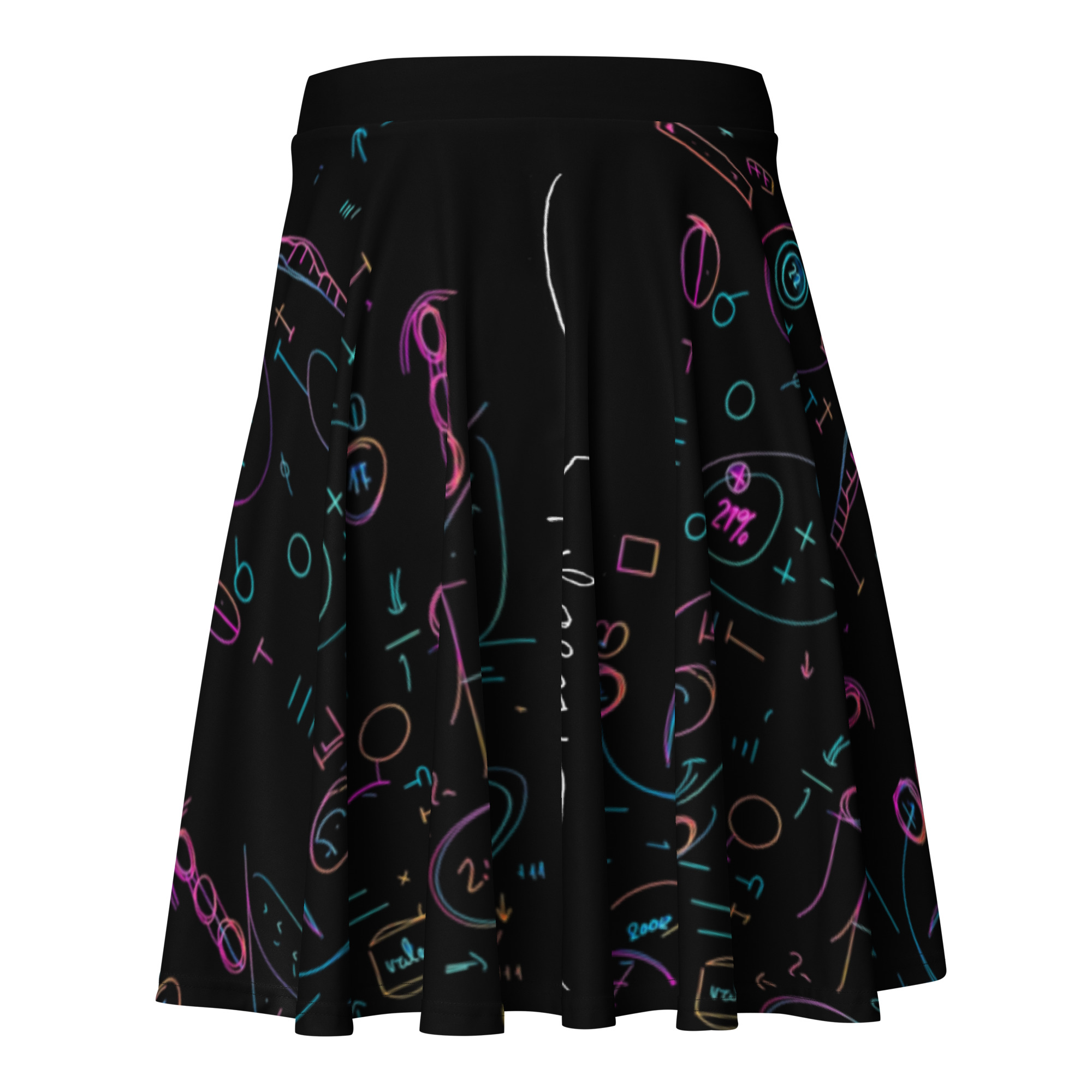 SPILGERY x OV – Skater Skirt – #1 Neon on Black - Image 6