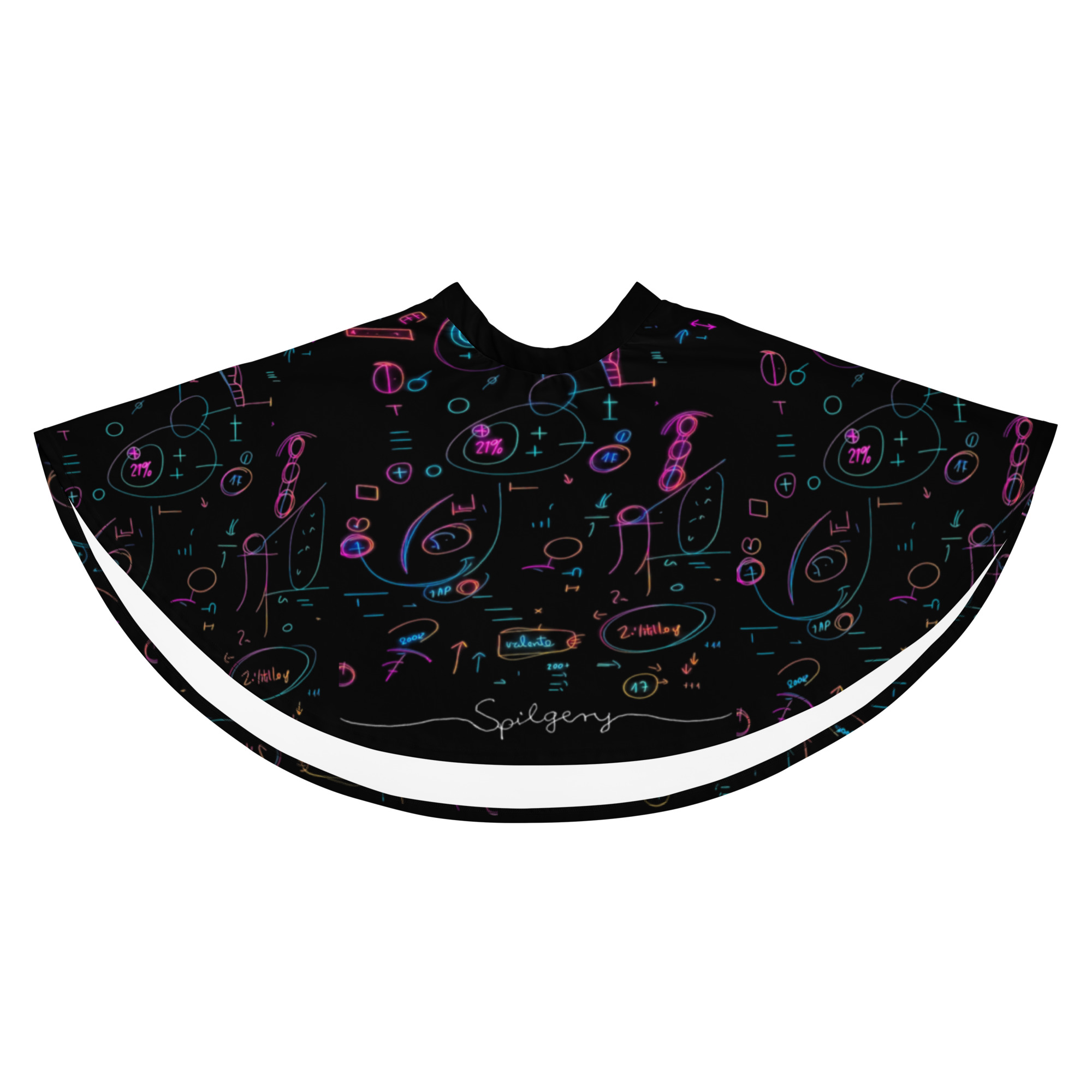 SPILGERY x OV – Skater Skirt – #1 Neon on Black - Image 10