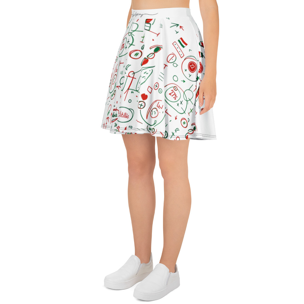SPILGERY x OV - Skater Skirt - #3 Hungary on White - Image 8
