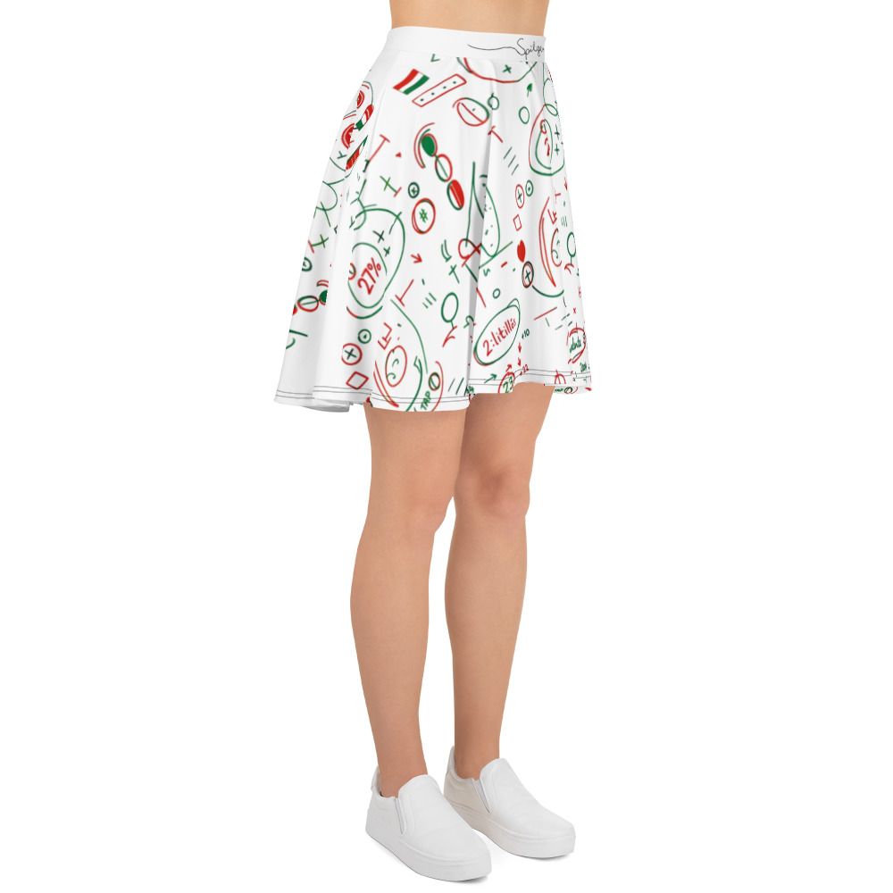 SPILGERY x OV - Skater Skirt - #3 Hungary on White - Image 9