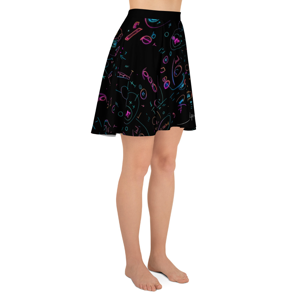 SPILGERY x OV – Skater Skirt – #1 Neon on Black - Image 2