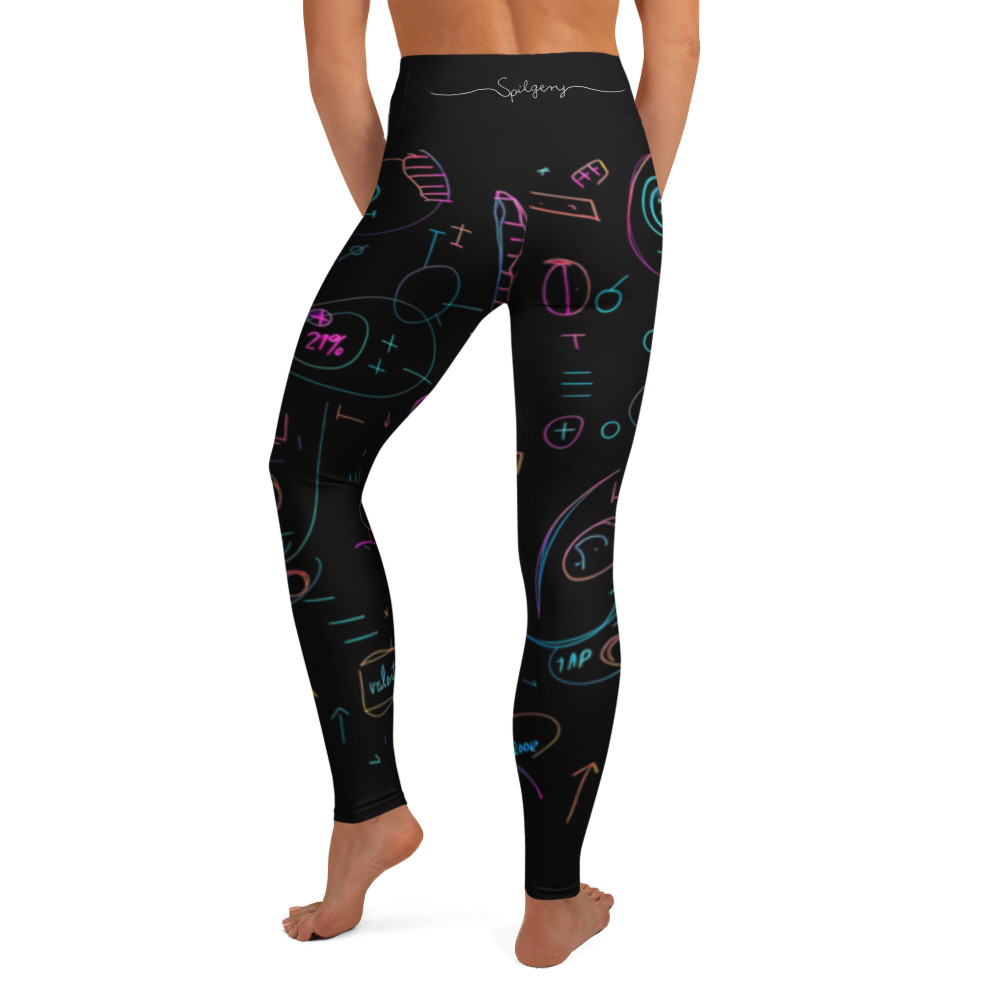 SPILGERY x OV – Yoga Leggings for Women – #1 Neon on Black - Image 14