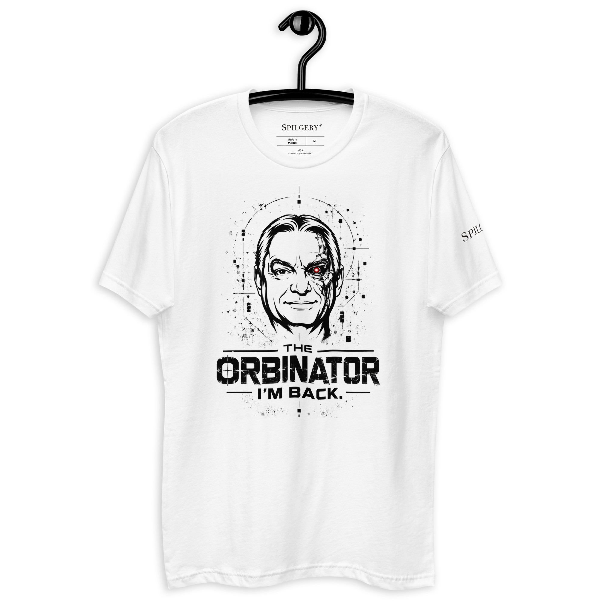 SPILGERY ORBINATOR Orbán Viktor póló fehér színben